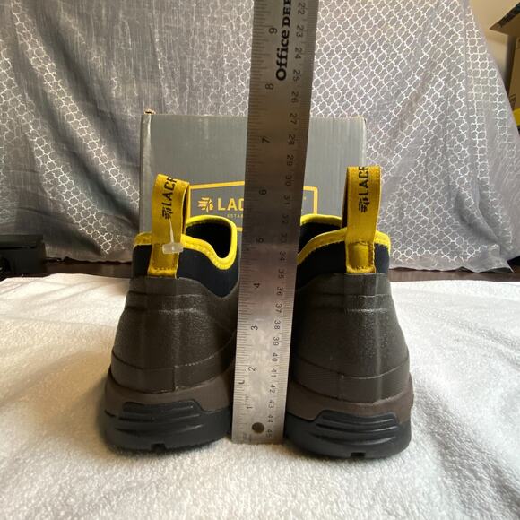 LaCrosse Alpha Muddy Boot Mens 8 Brown 4.5" Waterproof Outdoor Rain Utility Chic - Picture 7 of 10